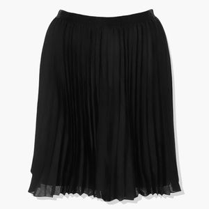Jason Wu Black Pleated Accordion High Waisted Mini Skirt 6